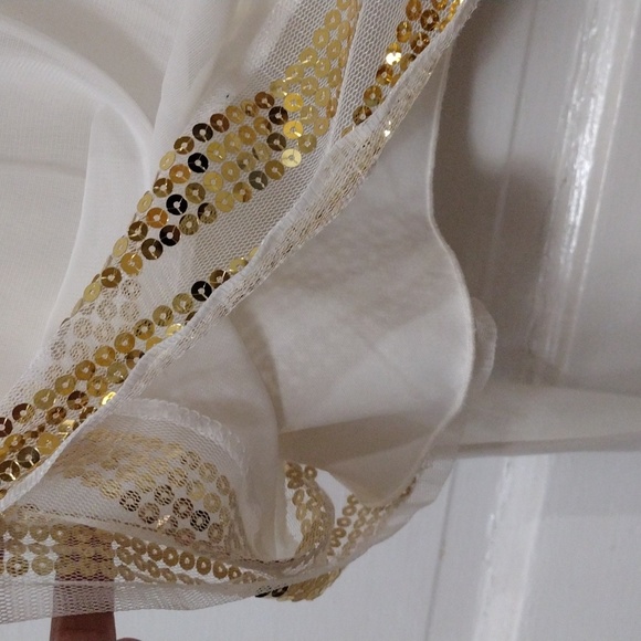 Sweet Storm Women's Dress Size M Spaghetti Straps Cream Color - Picture 10 of 10